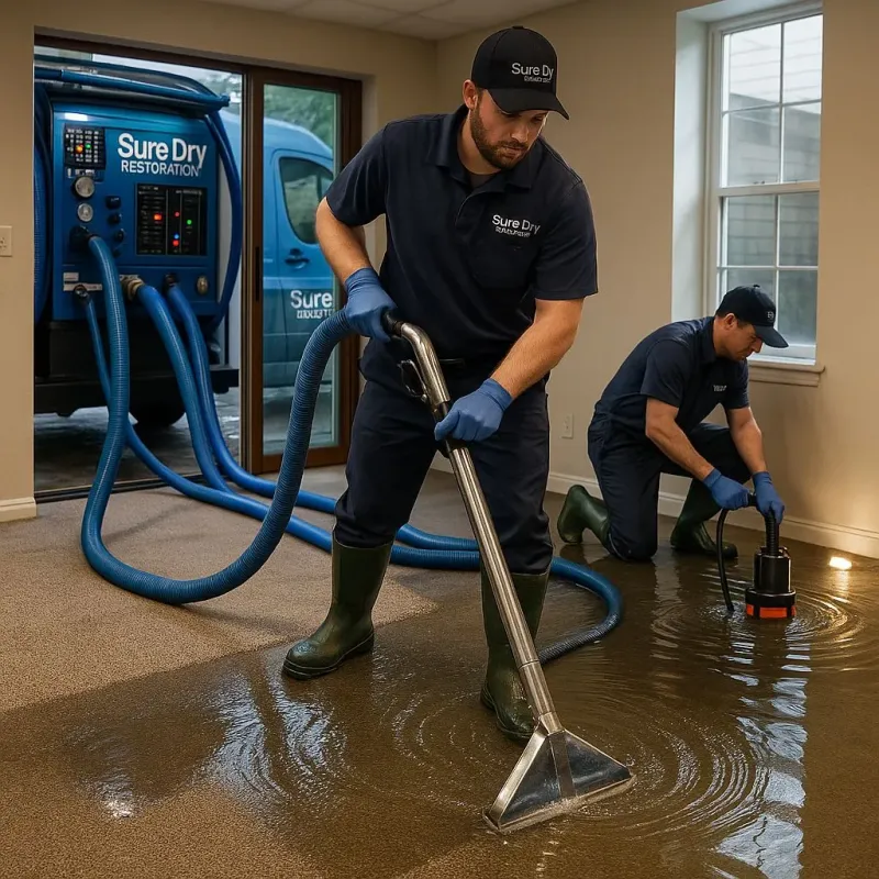 Water Extraction and Removal process in Liberty County, TX